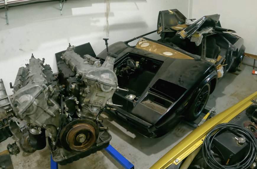 Toyota V12-Swapped Lamborghini Countach Clone Is a DIY Supercar Done Right